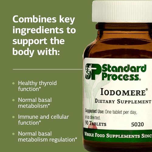 Standard Process Iodomere thyroid metabolism support dietary supplement