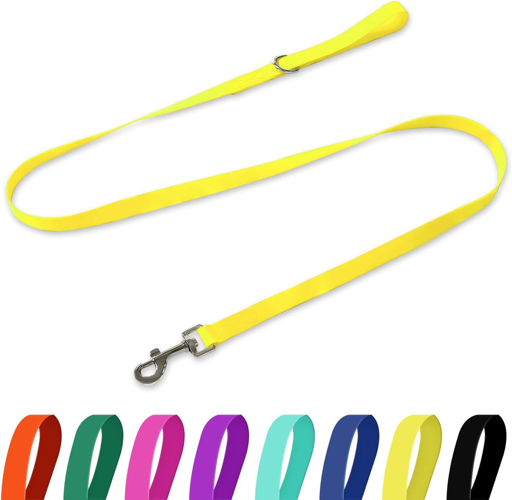 Waterproof Dog Leash, 5/6 FT Durable Odor-Proof Dog Leashes with Strong Metal Hooks Fits Small Medium or Large Dogs (Blue, 6FT - 1 inch Width) - Image 11
