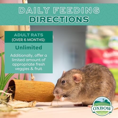 Oxbow rat diet packaging side view