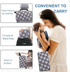 Outtip lightweight foldable changing pad with carrying handle