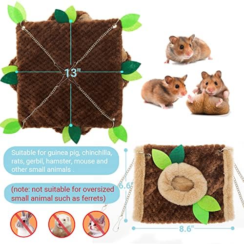 Guinea pig inside hanging tunnel hideout