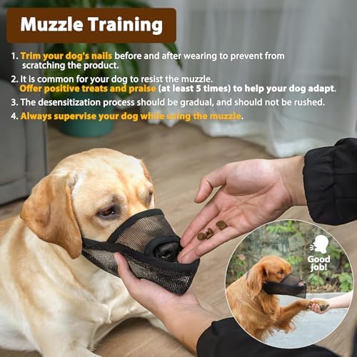 Medium size Crazy Felix nylon dog muzzle for anti biting behavior
