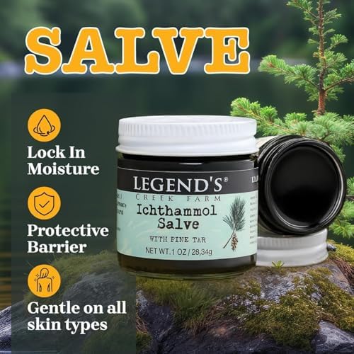 Authentic ichthammol drawing ointment with pine tar for first aid