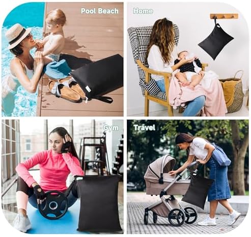 Three pack Wegreeco wet dry bags for travel