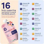 Close up of Cerebelly organic fruit and vegetable puree texture