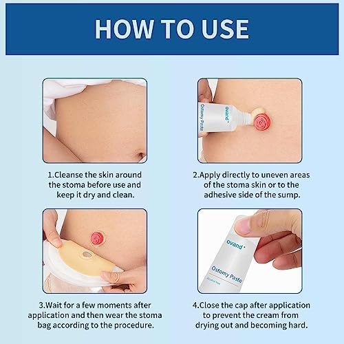 Easy squeeze tube formulation of alcohol free ostomy skin barrier paste