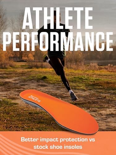 Close up of the heel cup and forefoot gel inserts on the Sof Sole Athlete performance shoe pads.