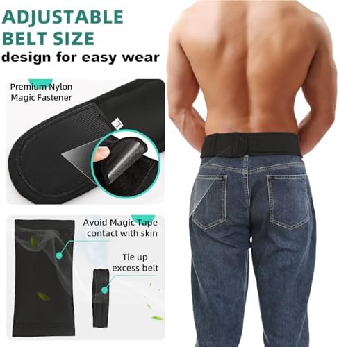 Fanwer ileostomy wrap inner pocket detail demonstrating how colostomy bags fit securely inside