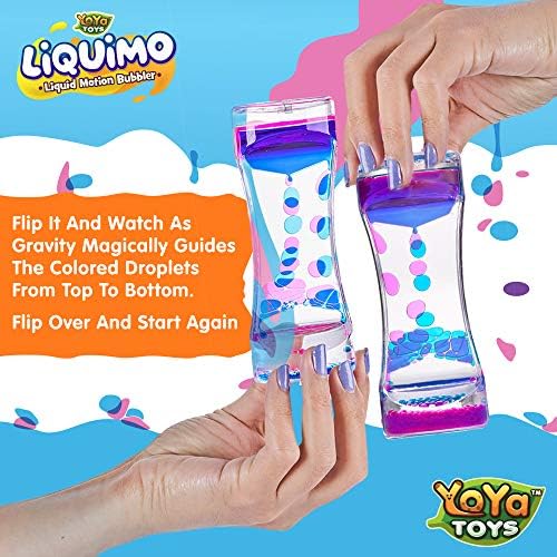 Close up view of gravity-powered liquid motion bubbler mechanism