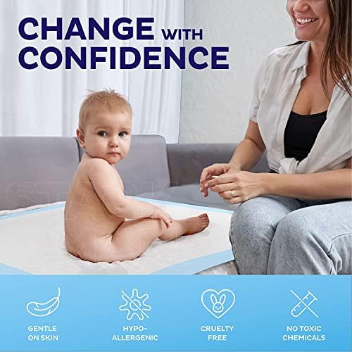 Waterproof backing view of A World Of Deals absorbent sheet mattress protector