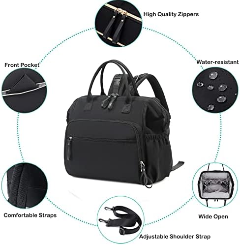 Loradi travel backpack attached to stroller using built-in clips