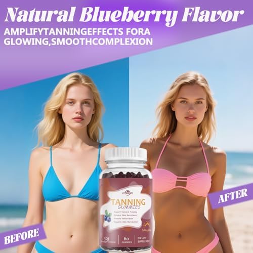 FitEval oral tan supplement vegan sugar free chews packaging.