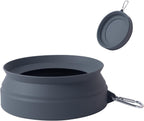 SLSON Spill Proof Dog Water Bowl for Cars,Collapsible No Splash Dog Travel Bowls Integrated Molding Portable Pet Bowl for Vehicle Road Trip Truck,RV,SUV,Boat Accessories (Cold Grey) - Image 11