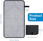 Accmor black geometric pattern portable changing mat