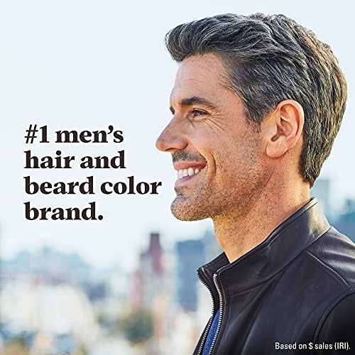 Instruction manual and safety warnings included inside the Just For Men Touch of Gray packaging.