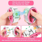 Close up of Accmor magnetic induction lock for toddler safety