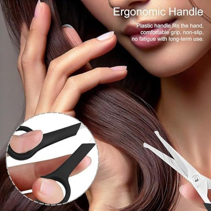 Premium stainless steel three piece hairdressing scissor set for clean parlor styling results