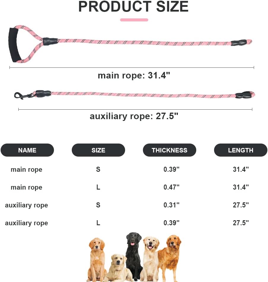 Close up of the three hundred sixty degree tangle free swivel clasp on the multi dog lead.
