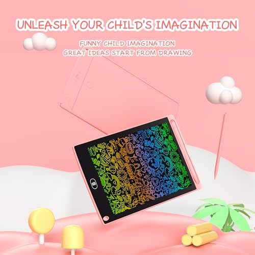 Kid using Szhsk 8.5 inch LCD writing tablet for drawing