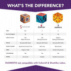 Authentic Duomoto Inferno edition packaging demonstrating the product in its original cube form.