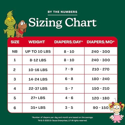 Hello Bello premium diapers festive Grinch packaging