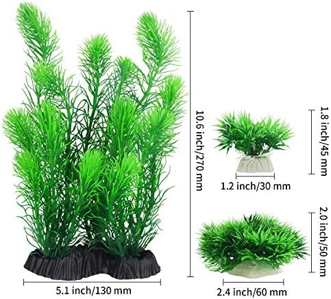 MyLifeUNIT four piece artificial aquarium landscaping set.