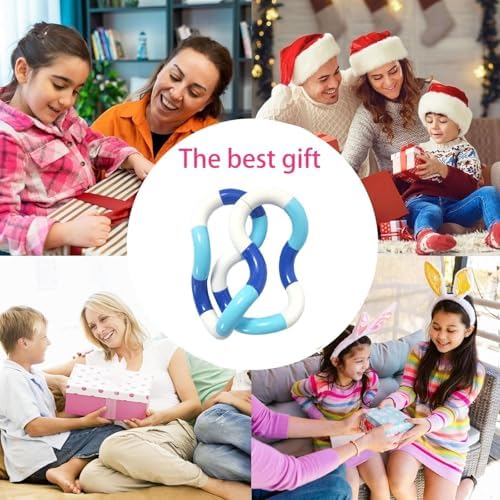 Compact portable quiet sensory twist toys showcasing lightweight travel friendly design.