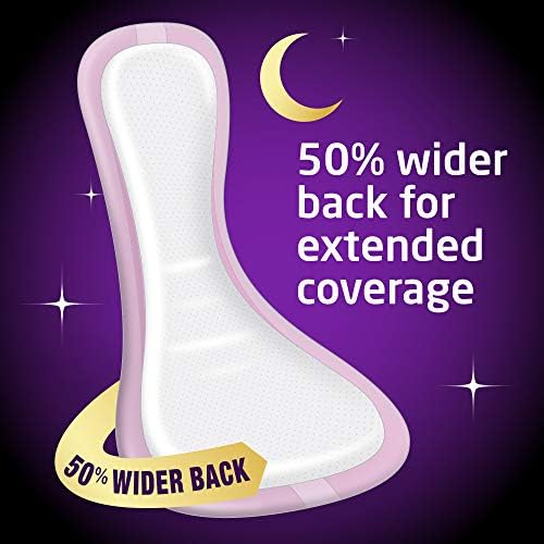 Side view of twenty four count bag of Medline bladder pads highlighting the 8.5 by 16 inches dimensions.