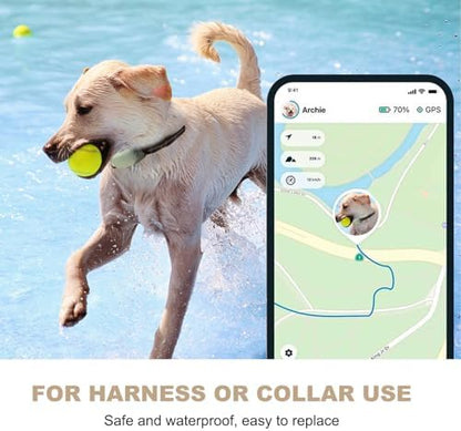Oatxtorpor replacement pet locator clips designed for 4 cm wide dog collars