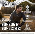 Sovereign Silver fine mist spray nutritional facts label
