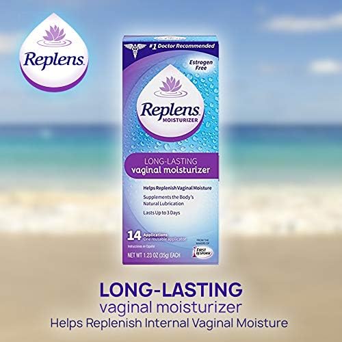 Replens fragrance-free and paraben-free formula for sensitive vaginal health.