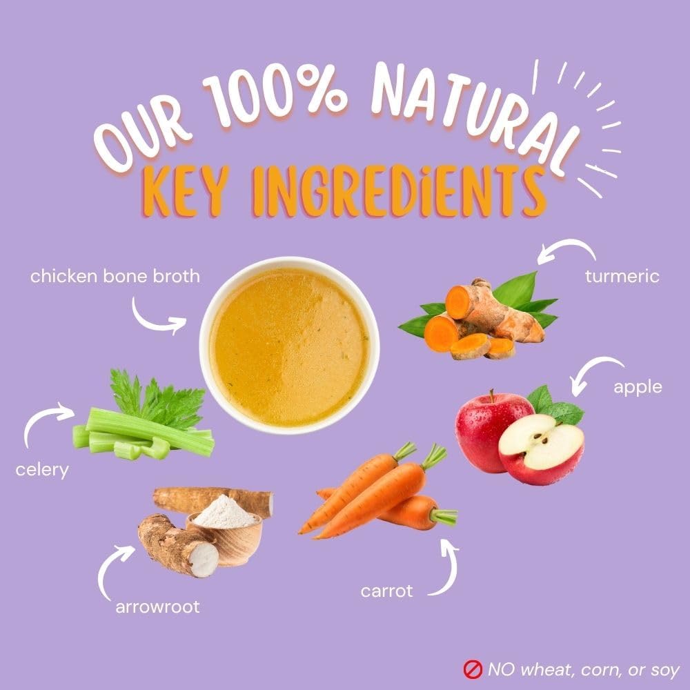 Cafe Nara chicken bone broth pack of six bottles