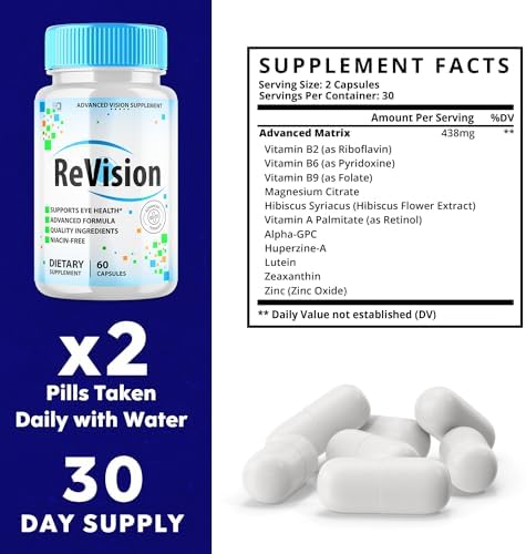 S.O Labs Revision Vitamin Capsules 3-pack packaging layout