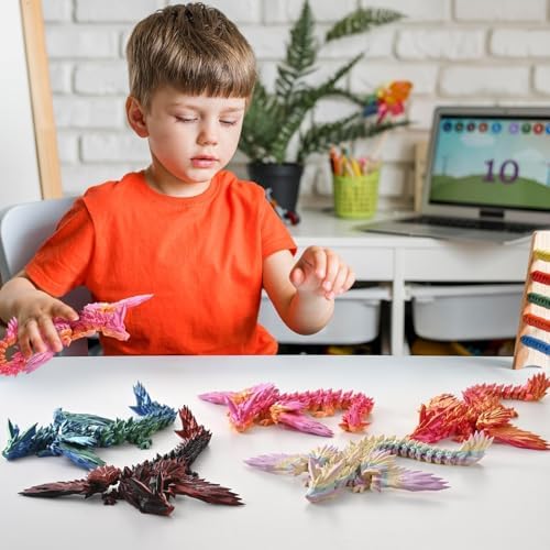 GemmiCho 3D dragon with wings fully extended