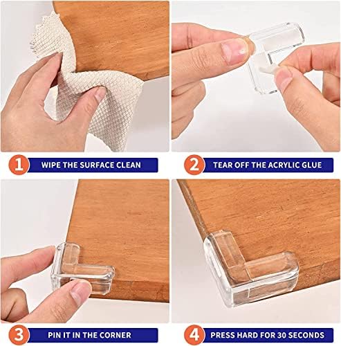 High-quality silicone corner guards for baby proofing