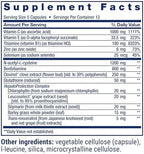 Life Extension Anti Alcohol Complex ingredients and capsules view
