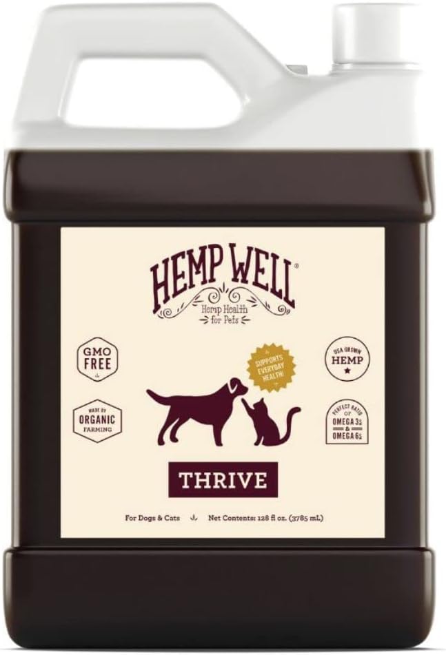Hemp Well Thrive Oil for Dogs and Cats - Supports Hip, Joint, and Heart Health, Promotes Immune System, and Promotes Healthy Skin from Seasonal Allergies, Organically Sourced - 8 Ounces - Image 9