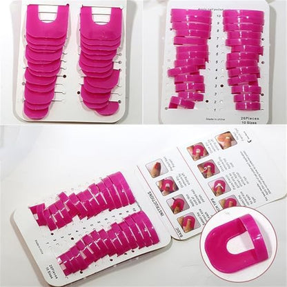 Washable and reusable nail art skin barrier protectors package contents layout