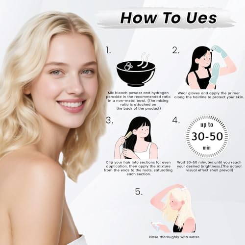 Authentic Yourtone USA imported salon grade hair bleach powder on a clean studio background
