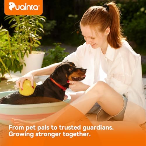 PUAINTA anti itch pet shampoo packaging demonstrating gentle formula for sensitive skin.