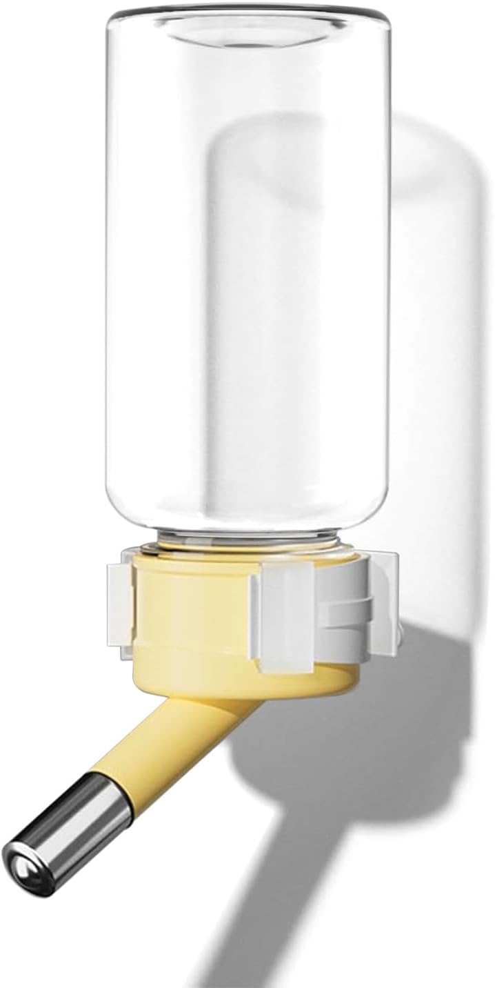 Hamster Water Bottle for Glass Tanks & Wire Cages - Dual Ball-Bearing & Dual Silicone Gaskets Leakproof Design (2 Stainless Steel Balls) 4.06oz - Fits Hamsters/Mice Under 250g - Image 10