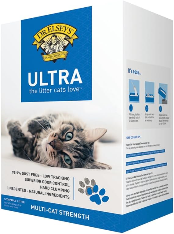 Dr. Elsey's Ultra UnScented Clumping Clay Cat Litter 40 lb. Bag - Image 11