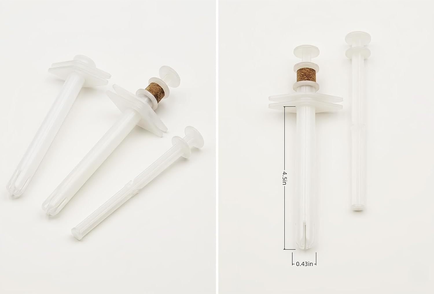 Aylbcz syringe style pet tablet dispenser with soft silicone tips