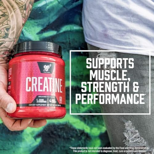 Micronized Creatine powder texture and consistency close up