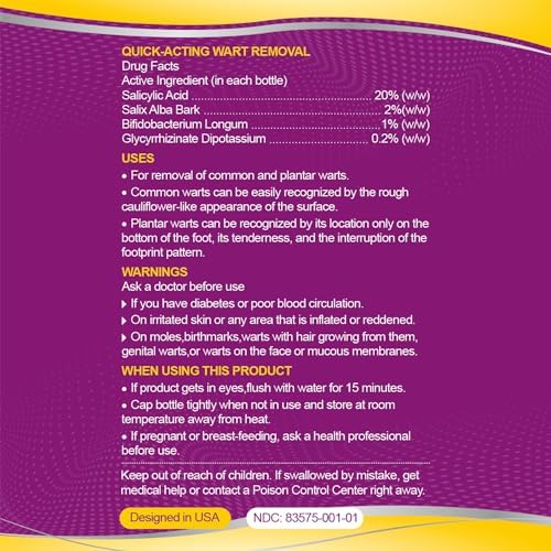 Keahop wart removal kit for adults and children safe for home use.