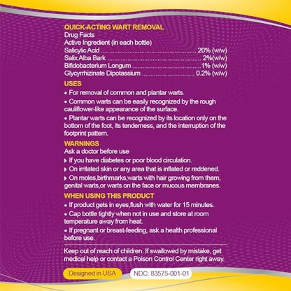 Keahop wart removal kit for adults and children safe for home use.