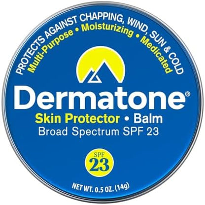 Dermatone Skin Protector Balm SPF 23 0.5 Ounce mini tin front view