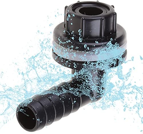 WOURRD rain barrel pipe connection elbow adapter highlighting thick waterproof washer