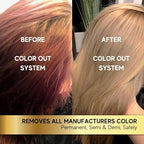 Detailed label of Powertools Cos hair dye removal kit