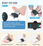 HiRui arch cushions displayed as a pair for comprehensive flat feet treatment.